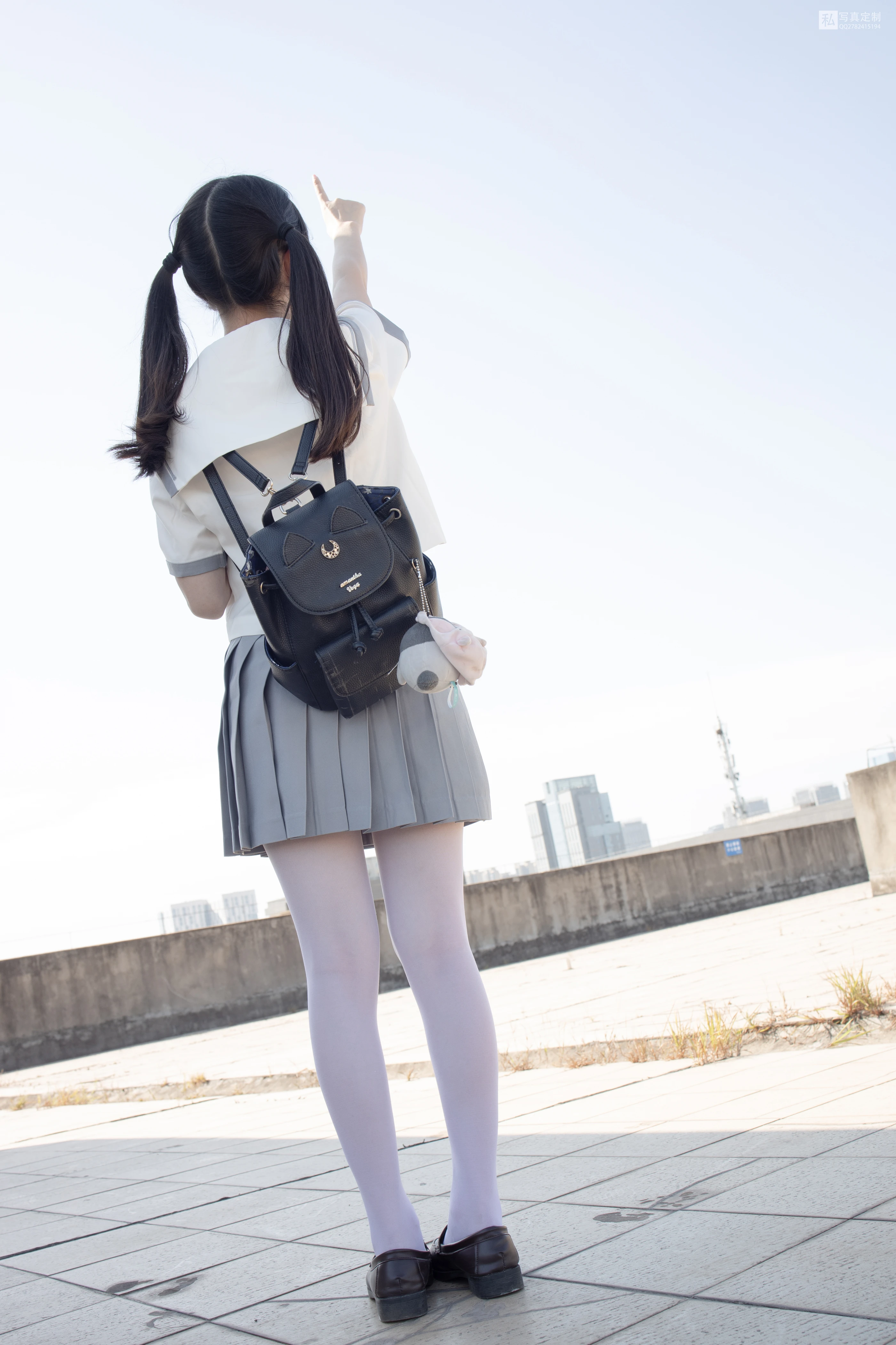 森萝财团 JKFUN-028 抑郁湖边与绝望天台 15D白丝 默陌 [58P 2V]插图1